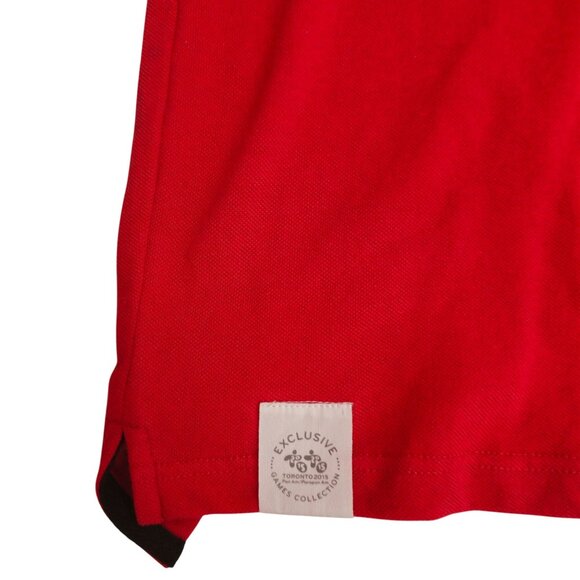 Toronto 2015 Pan Am Games Mens Red Polo Shirt 2XL - Picture 4 of 15